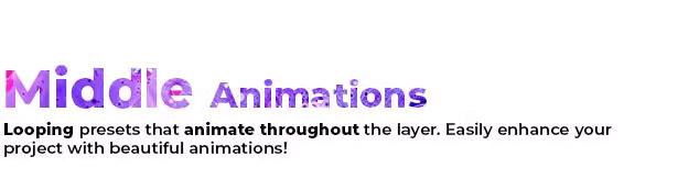 AtomX脚本预设2000种图层缓入缓出持续运动出入动画预设 MegaMotion Animation Motion Presets