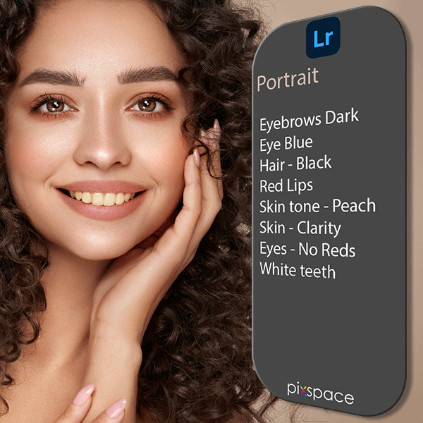 PixSpace-AI人工智能完美人像Lightroom预设 AI Portrait Lightroom Presets